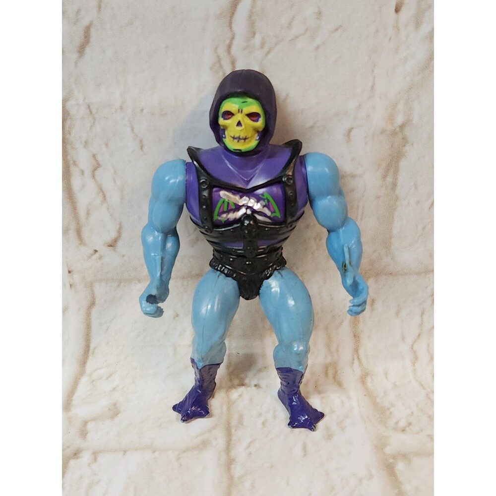 1983 He-Man Masters Of The Universe Battle Damage Soft Head Skeletor Figure only